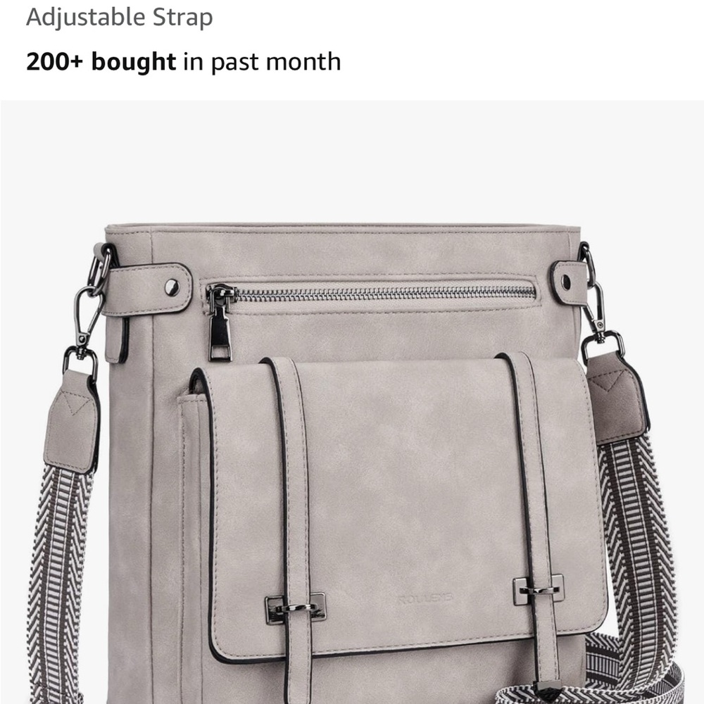 Stylish Gray Shoulder Bag